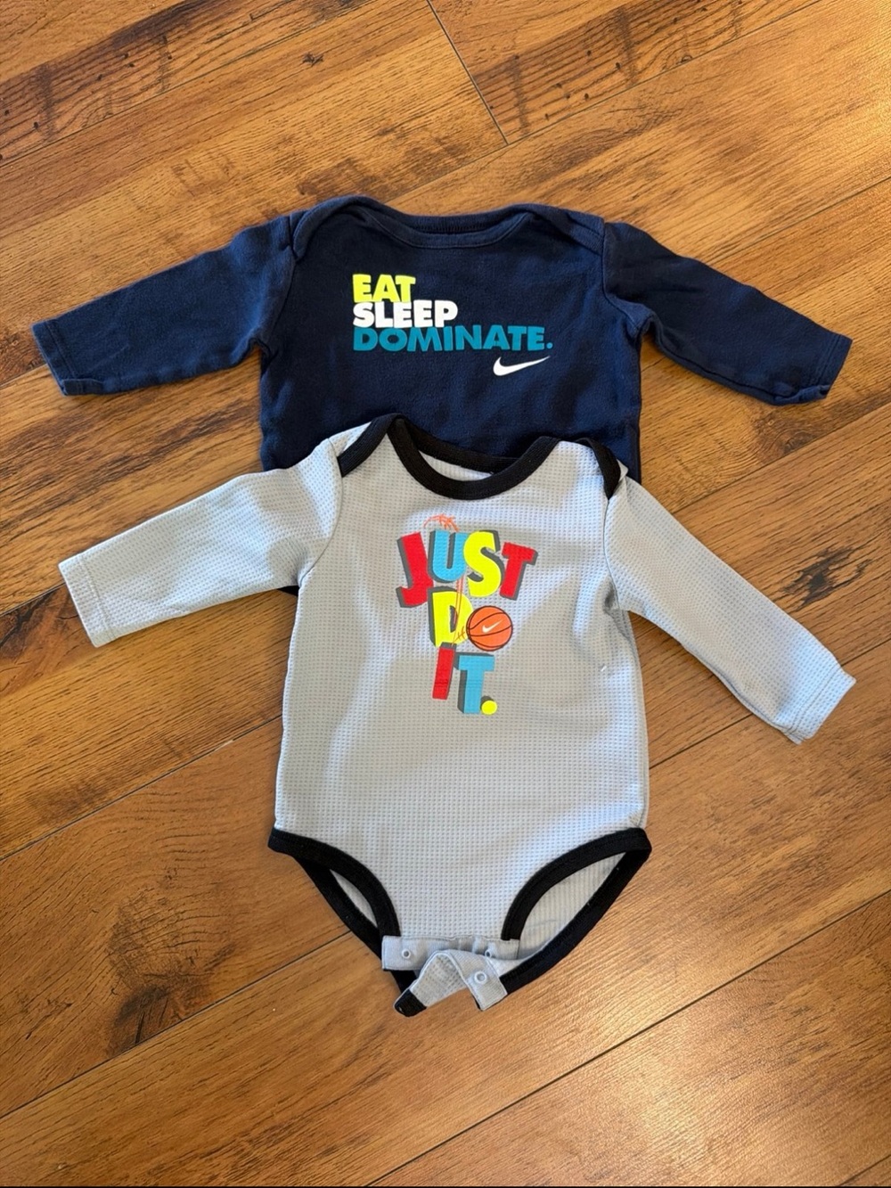 Nike Baby Long-Sleeve Bodysuit Bundle